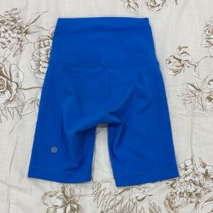 lululemon athletica Women's Vibrant Blue Bike Shorts